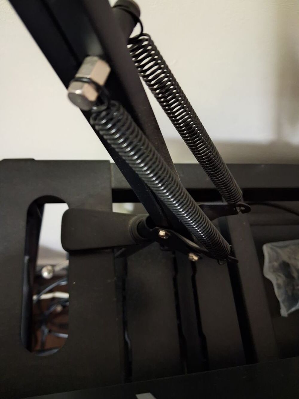MIcro Samson Q2U avec bras articul&eacute;, pied et pop, quasi neuf Instruments de musique