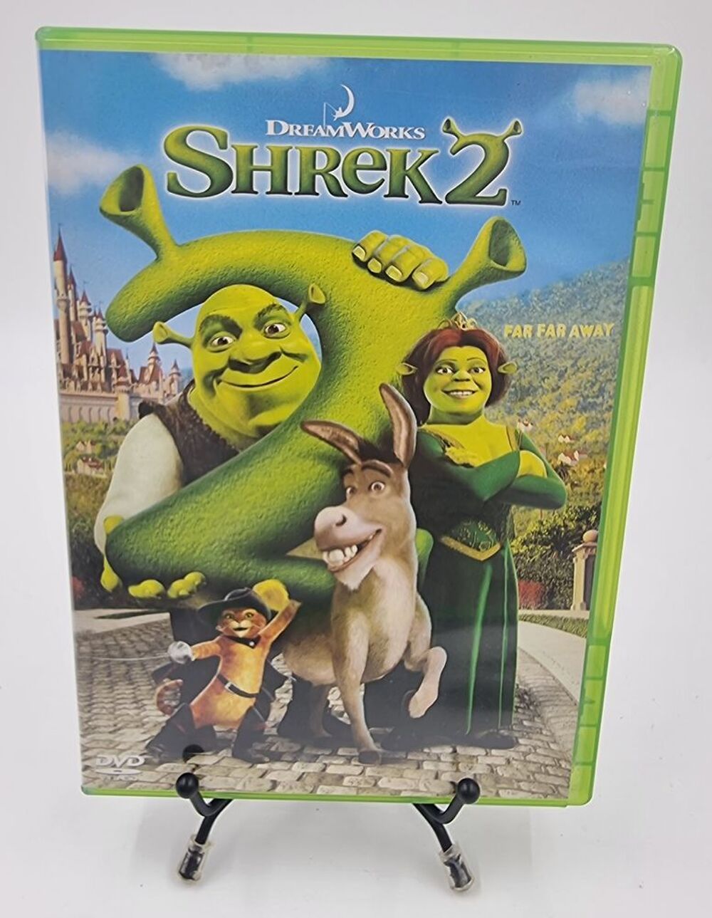 Film DVD DreamWorks Shrek 2 en boite DVD et blu-ray