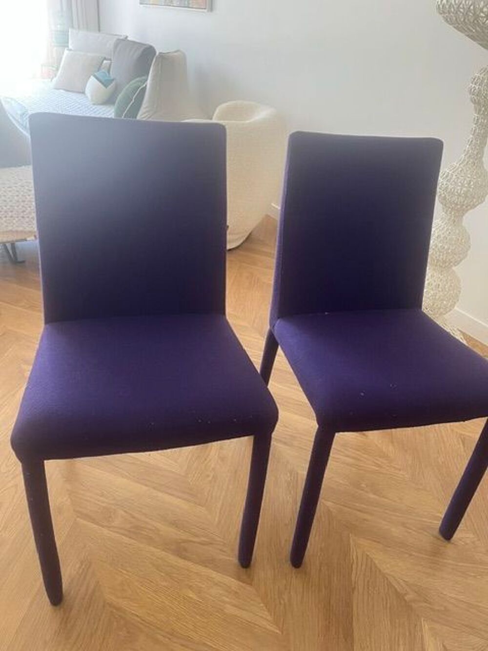 lot de 2 chaises contemporaines roche bobois Meubles
