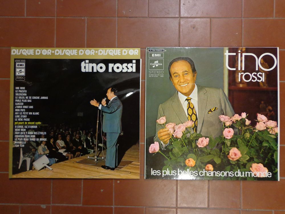 TINO ROSSI 1973 DISQUE d'OR CD et vinyles