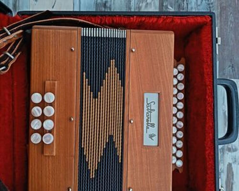 Accord&eacute;on SALTARELLE mod&egrave;le Bou&eacute;b&eacute; en sol/do avec bo&icirc;te Instruments de musique