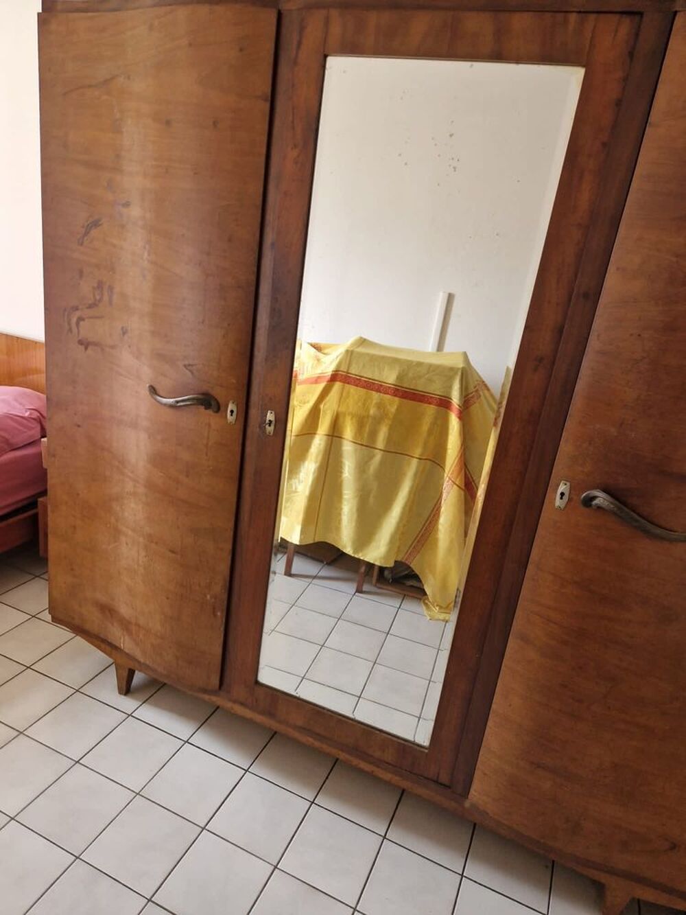 Armoire + Lit en Mahogany massif Meubles