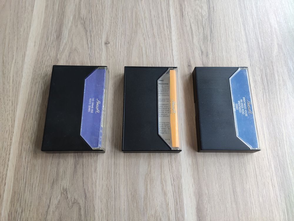 Boitiers jeux Amstrad Consoles et jeux vidéos