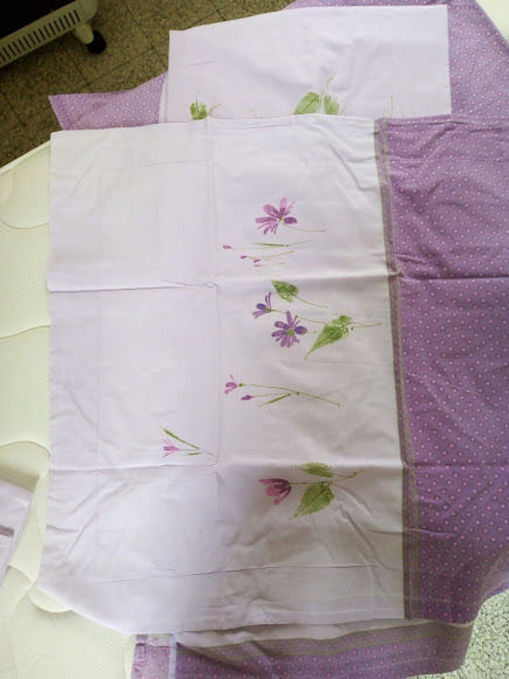 Parure de draps une personne fran&ccedil;oise saget Décoration