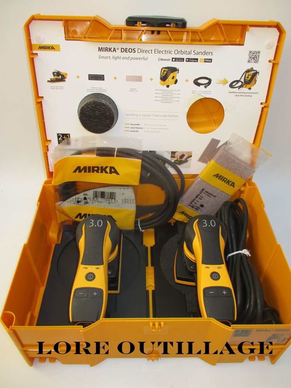 MIRKA 2 ponceuses vibrantes Bricolage