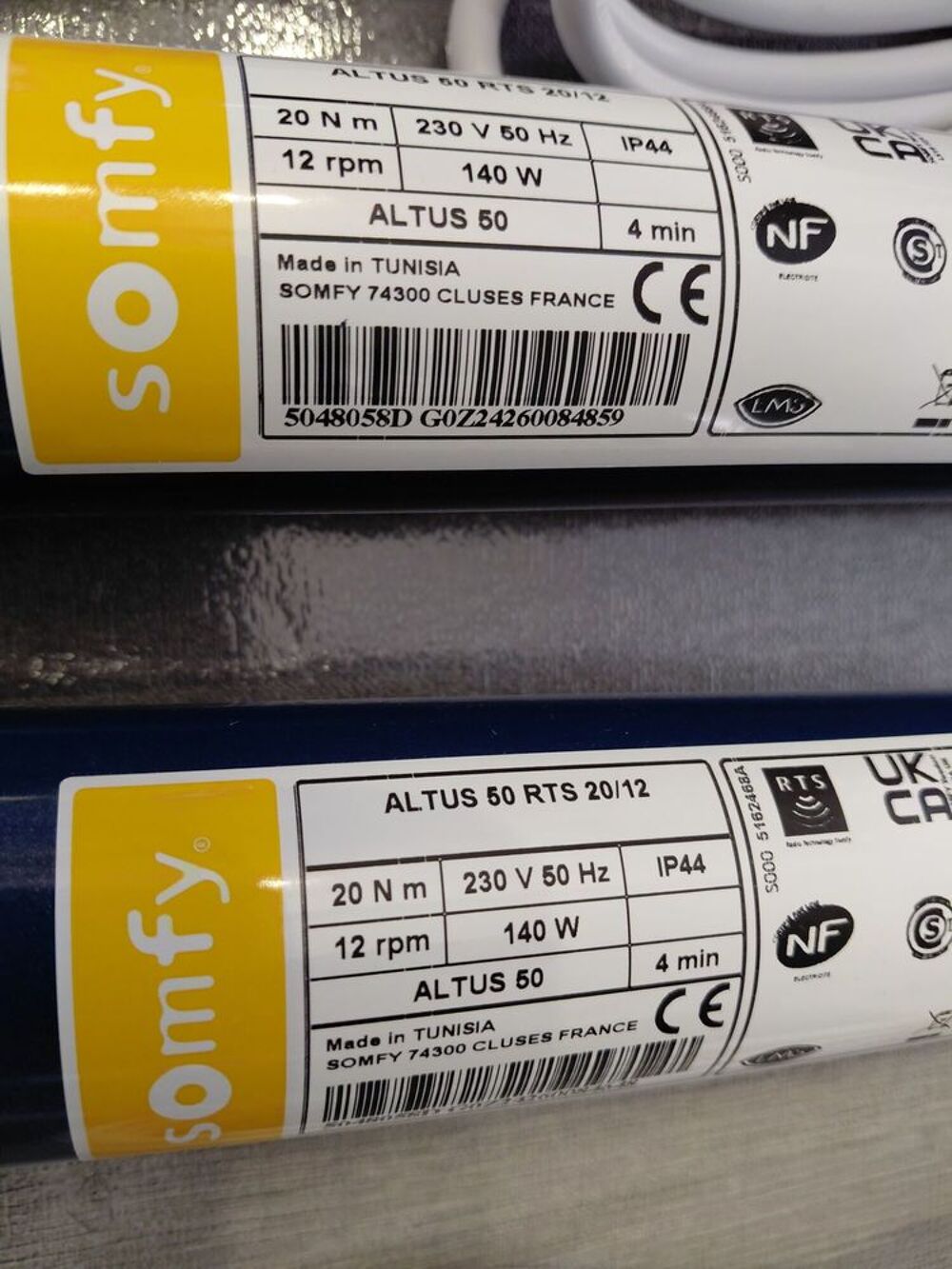 Moteur de volet somfy Bricolage