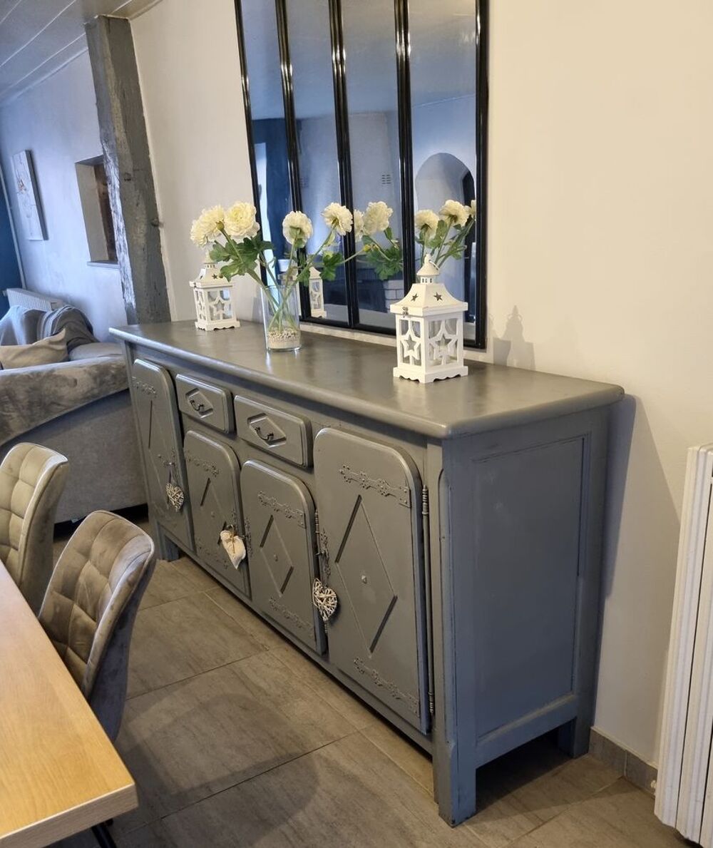 Buffet bas style enfilade en pin massif Meubles