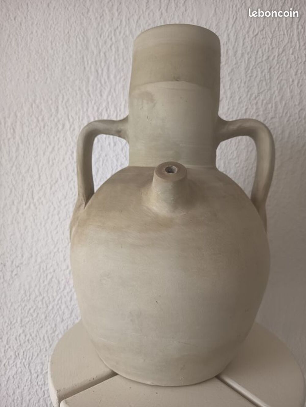cruche 
h 37 cm x diam 23 cm - Décoration