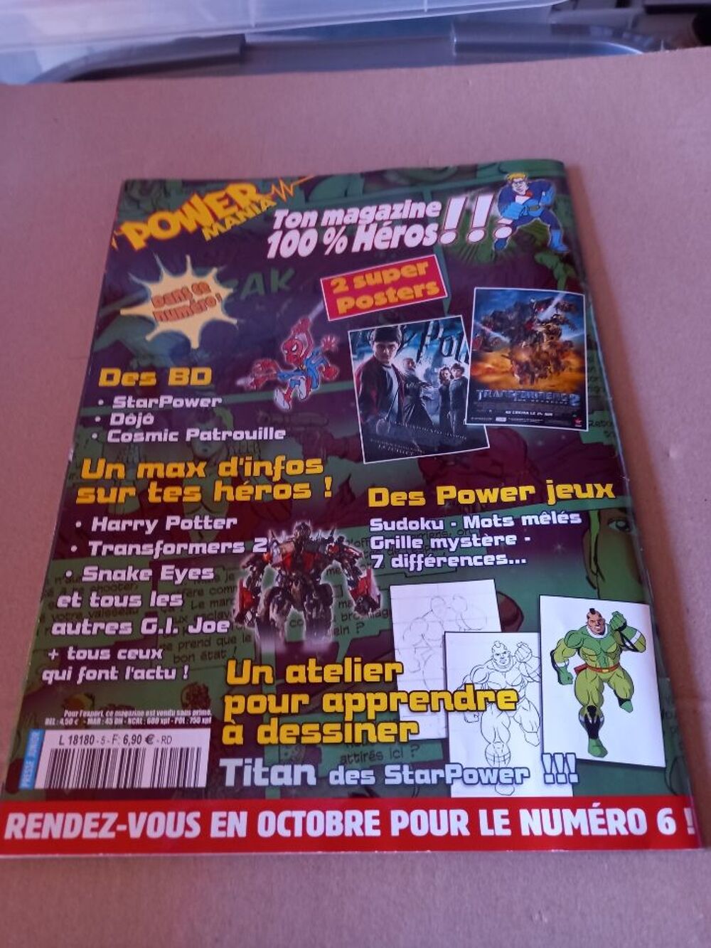 Revue Power mania (lr) Livres et BD