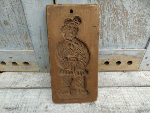 Ancien Moule � Biscuit Sp�culos en Bois 32 Loches (37)