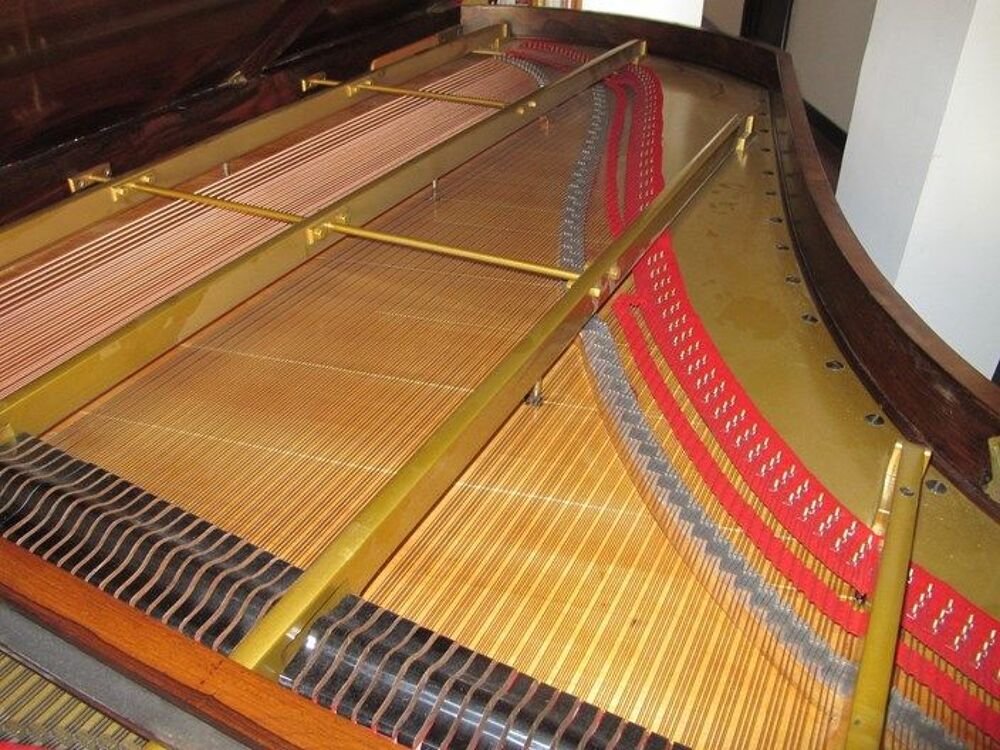 Piano trois-quart de queue Pleyel acajou 217cm de 1886 Instruments de musique