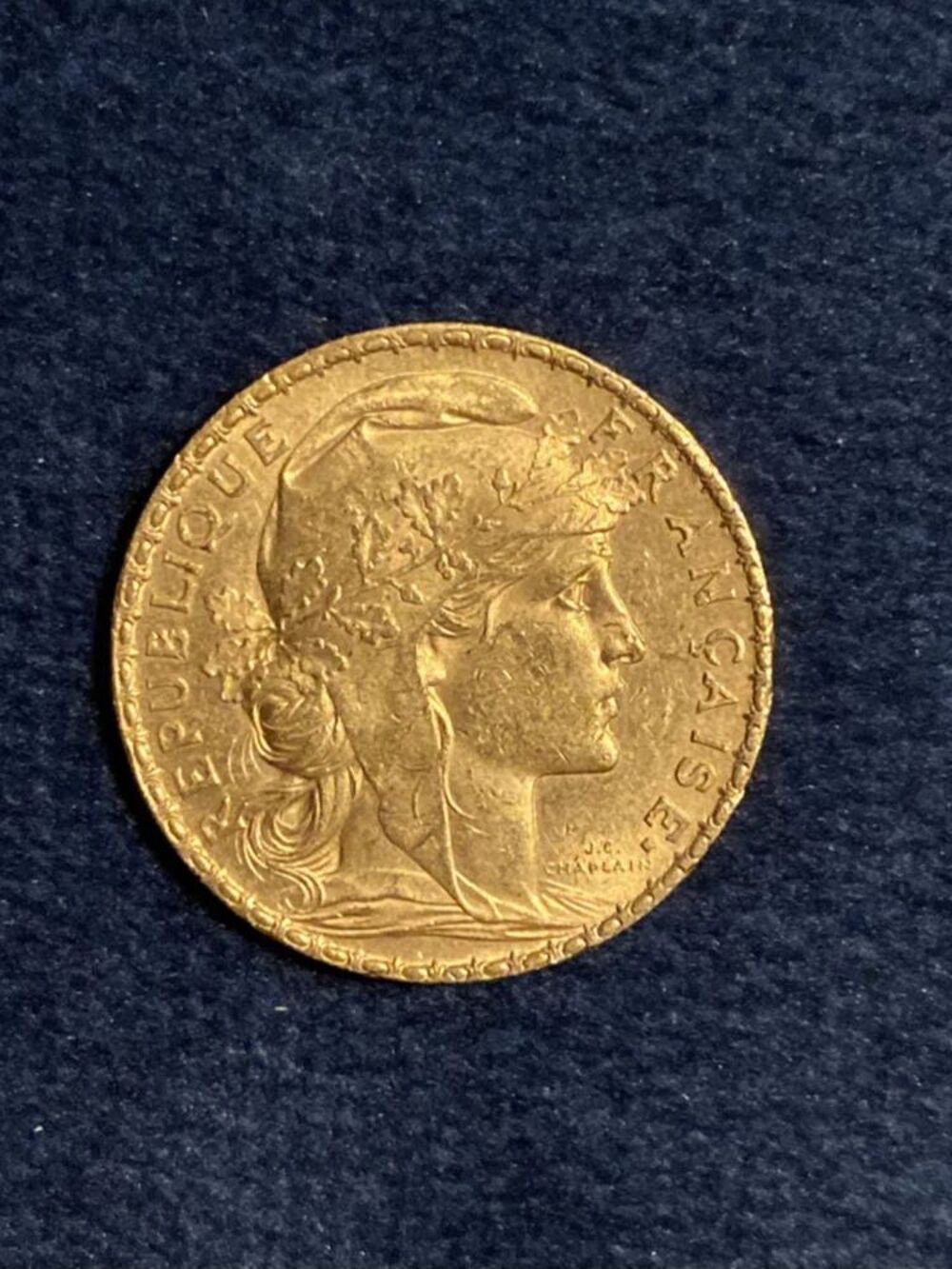 Piece d'or marianne et coq Bijoux et montres