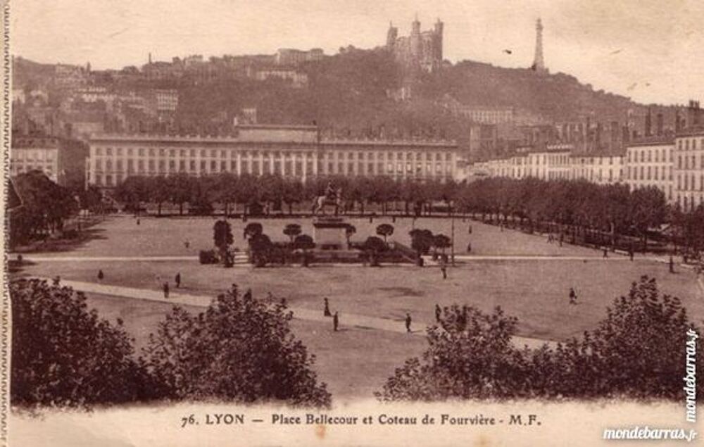 carte postale 1900 de Lyon 