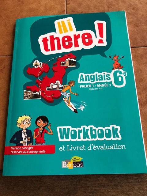 Workbook Anglais Niveau 6ème 9 Strasbourg (67)