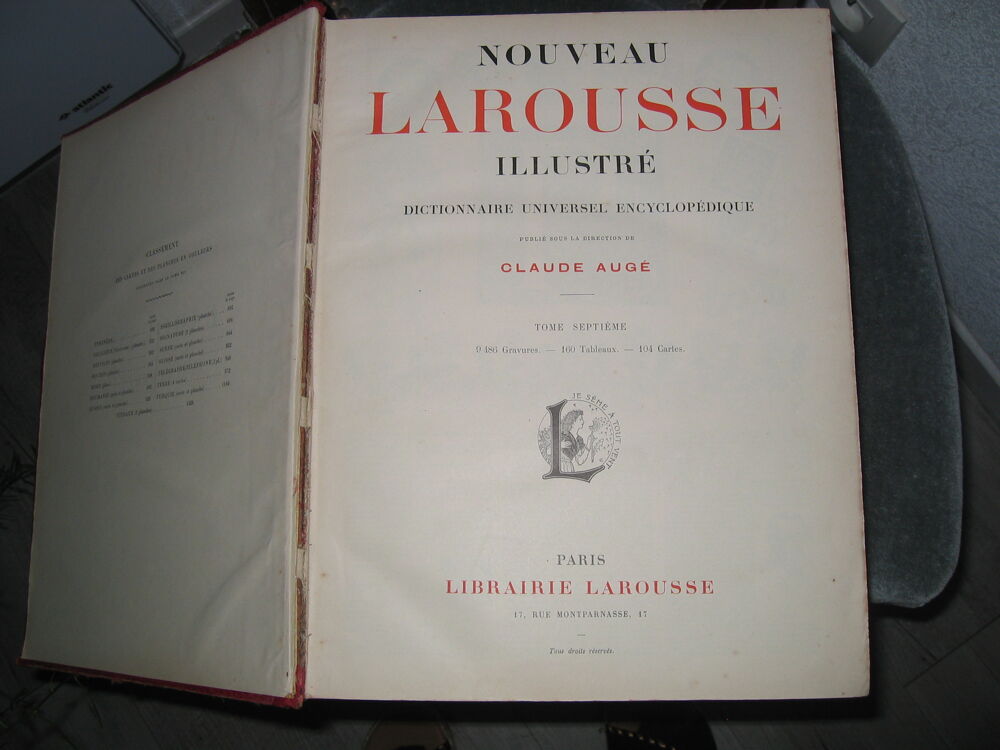 Dictionnaire Larousse encyclop&eacute;dique
Livres et BD