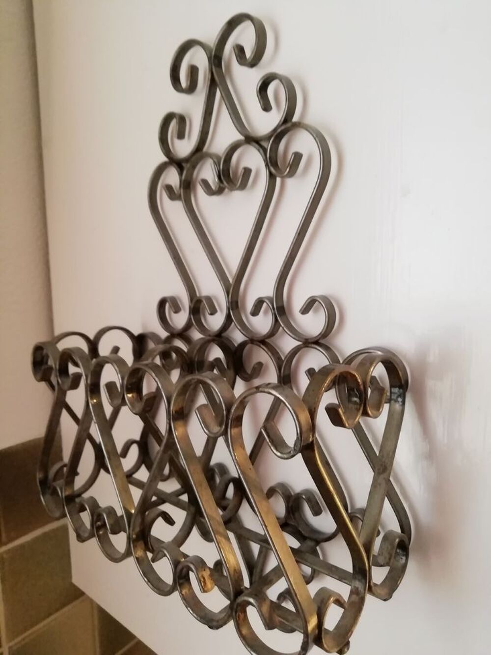 Support fer forg&eacute; Décoration