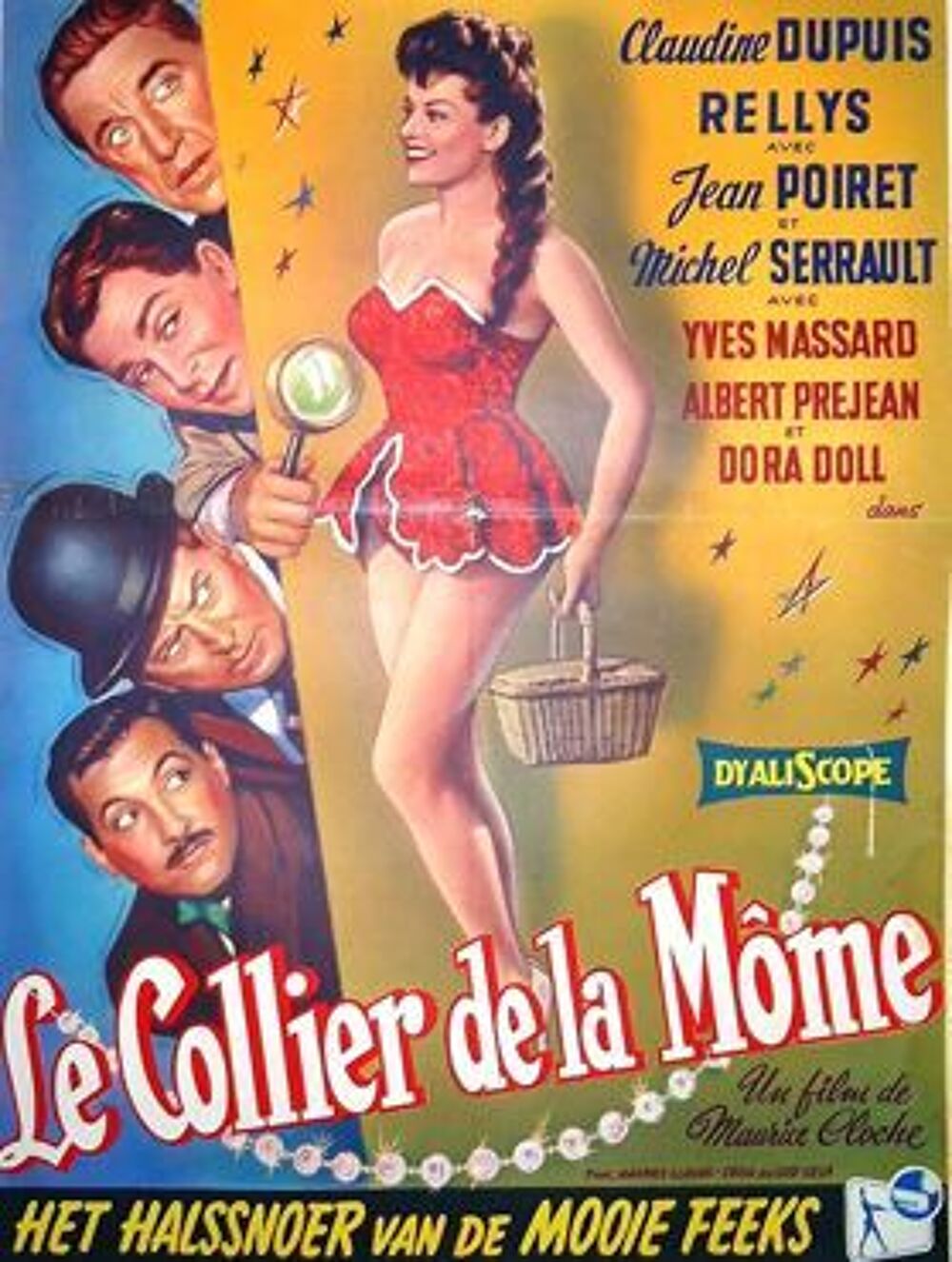 LE COLLIER DE LA MOME avec c dupuis J poiret , M Serrault DVD et blu-ray
