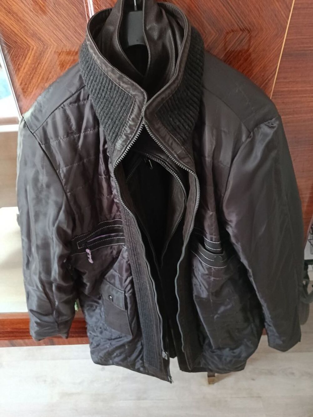 1 Veste 3/4 doubl&eacute; homme Vêtements