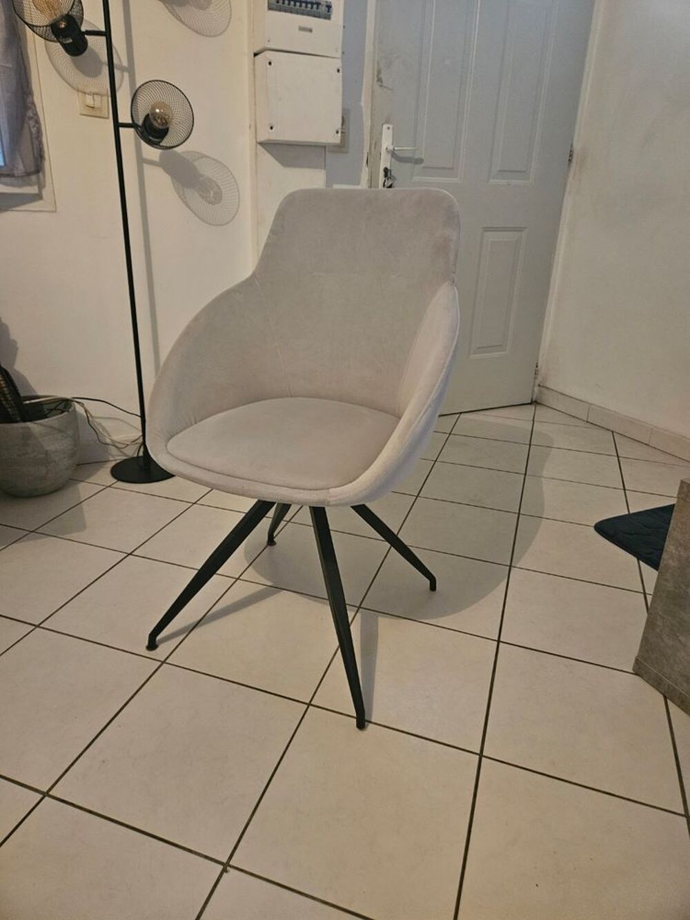 chaise en velours Meubles