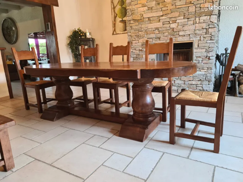 Table monastre en chne massif 600 Volstroff (57)