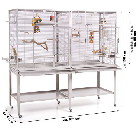 Cage double Perroquet MADEIRA PLATINIUM 200 78730 Saint-arnoult-en-yvelines