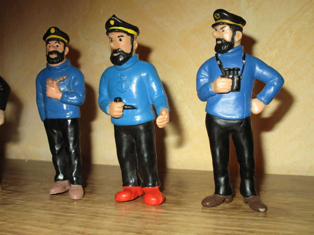 LOT FIGURINE CAPITAINE HADDOCK
