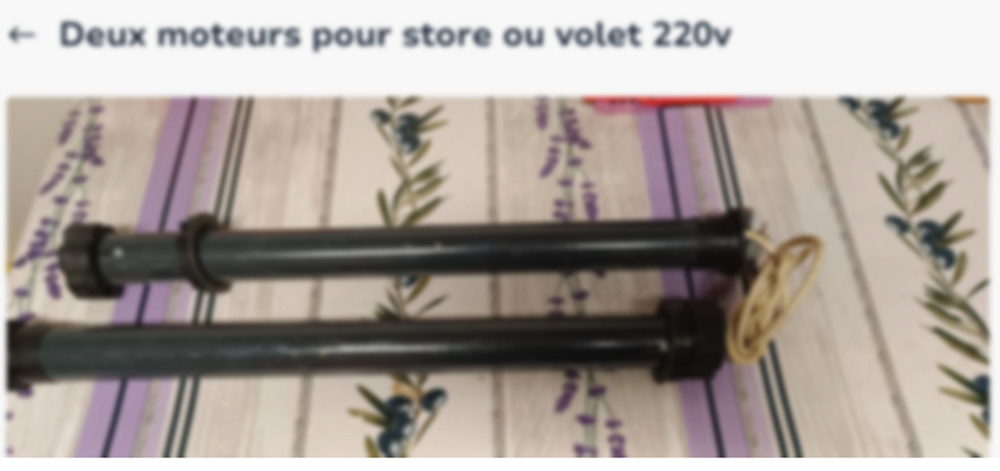moteur pour Store ou volet roulant Bricolage