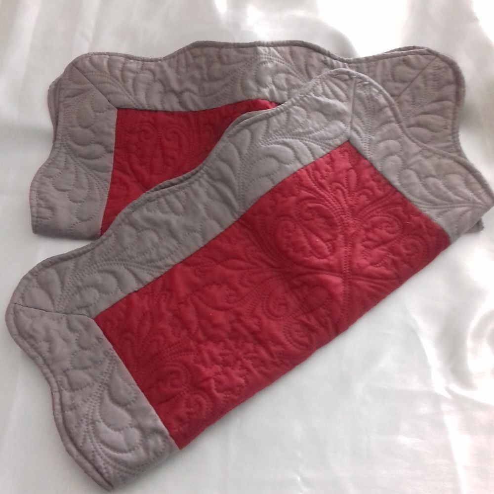 2 Housses coussins boutis - Couleur Montagne - 45X45cm- Neuf Décoration