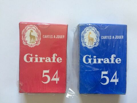 Lot de 2 jeux de 54 cartes Girafe 5 Golbey (88)