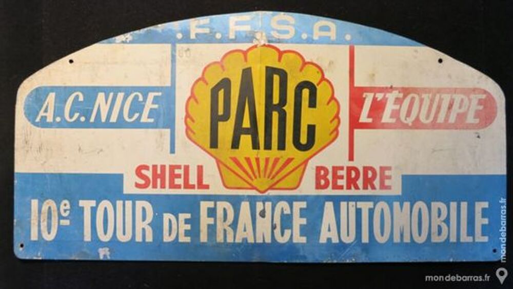 plaque rallye 