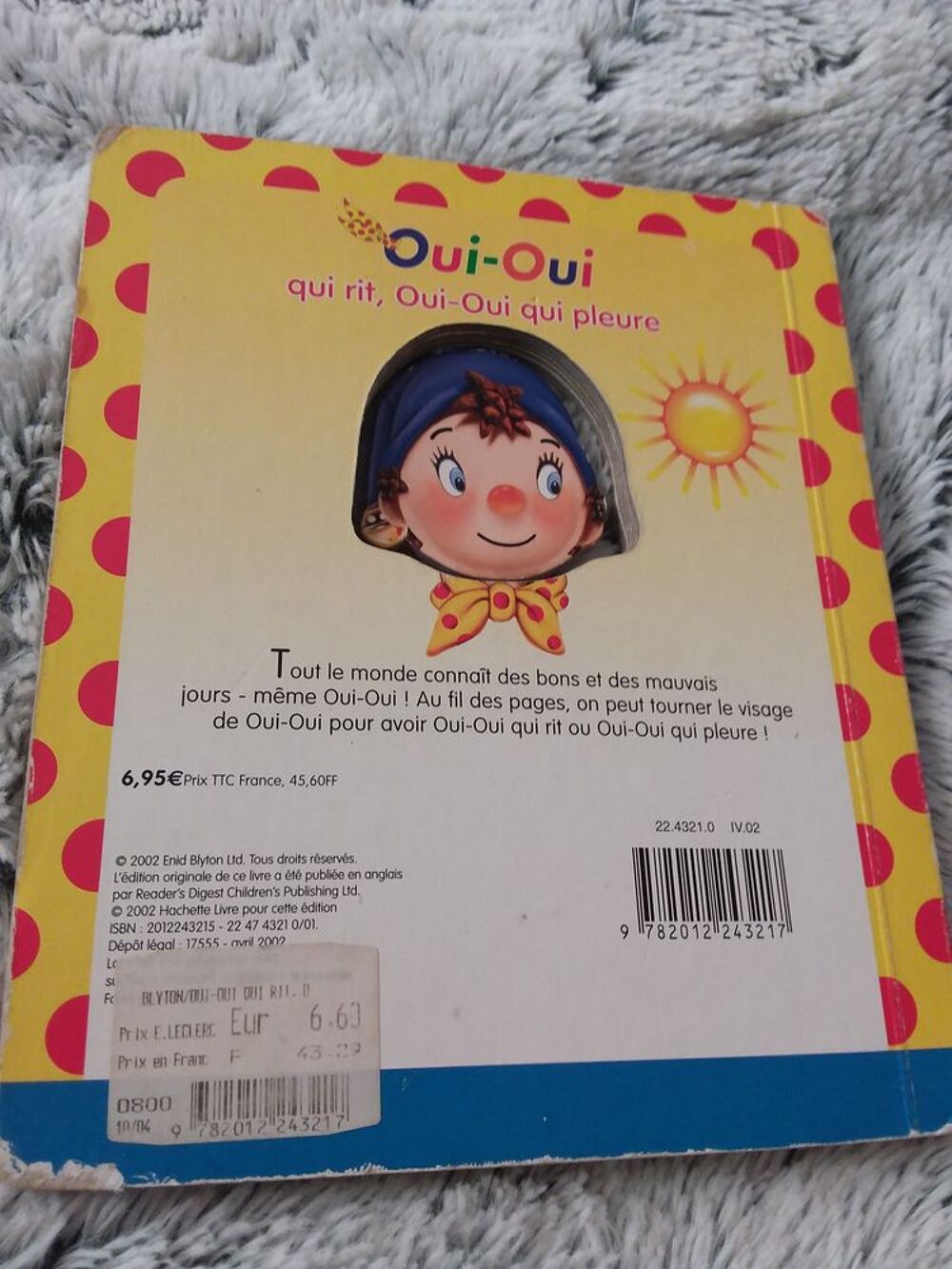 Oui oui qui rit oui oui qui pleure Livres et BD
