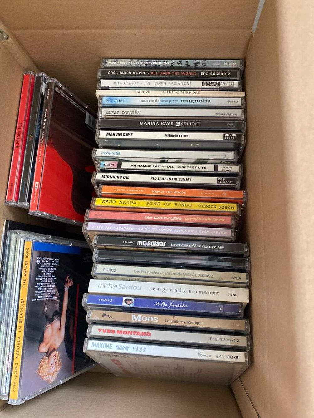 1 lot de 450 CD Audio et hifi