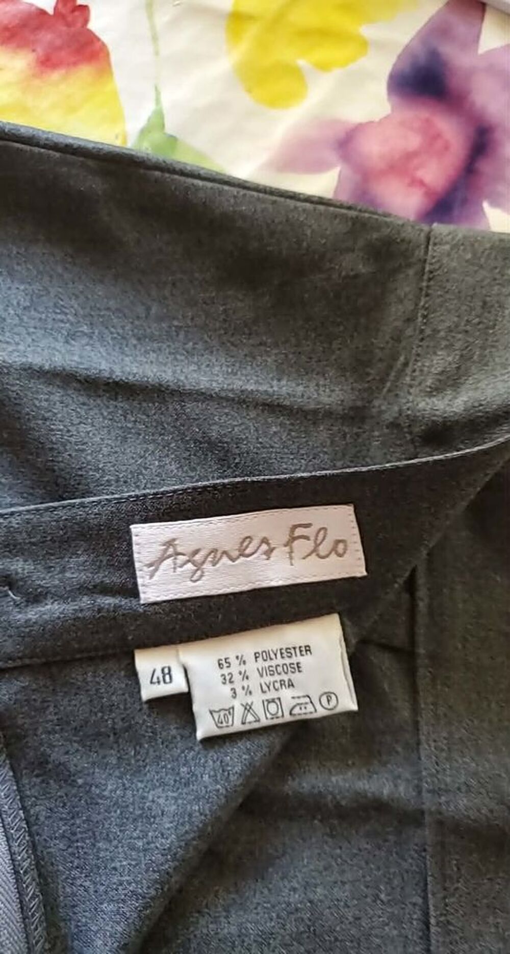 JUPE AGNES FLO GRIS ANTHRACITE TAILLE 48 Vêtements