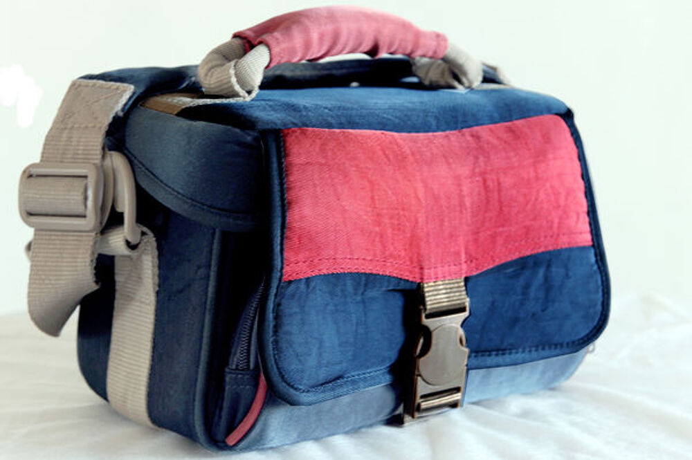 Sac photo en Toile Rose et Bleu Photos/Video/TV