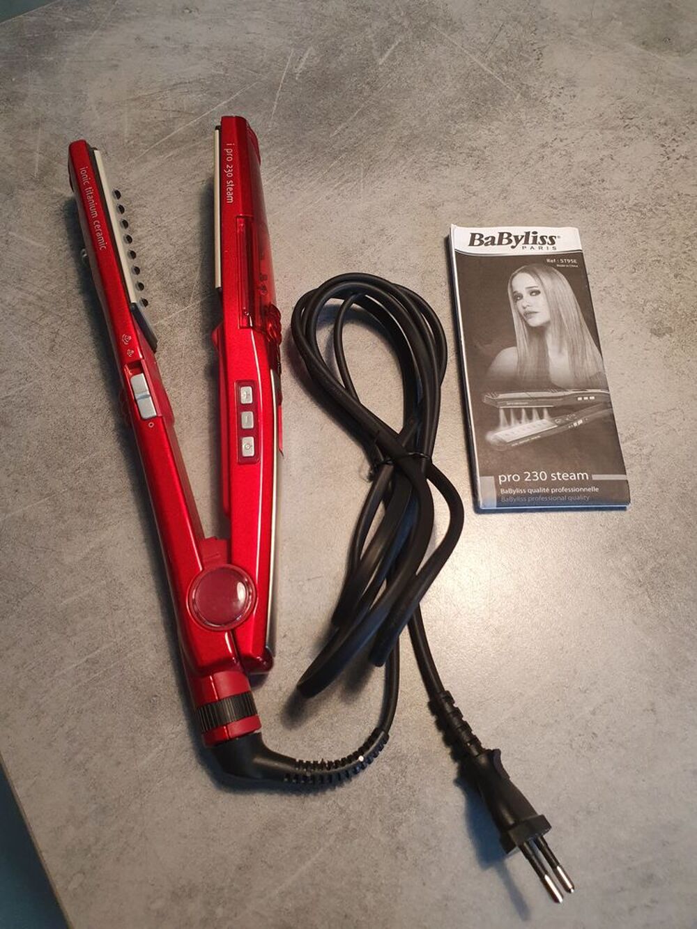Lisseur &agrave; vapeur BaByliss Electroménager