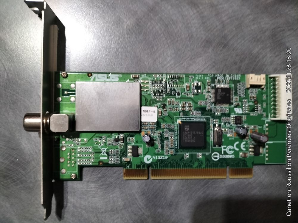 Carte Tuner TV &amp; Capture Vid&eacute;o ASUS PCI Tiger-S (r&eacute;f: AA.... Matériel informatique
