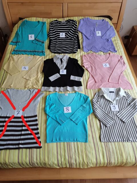 9 pulls Taille 38 3 Saint-Martin-Boulogne (62)
