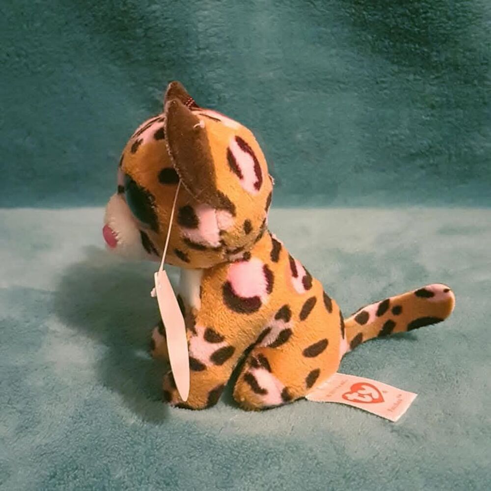 Mini peluche l&eacute;opard marron TY, NEUF Jeux / jouets