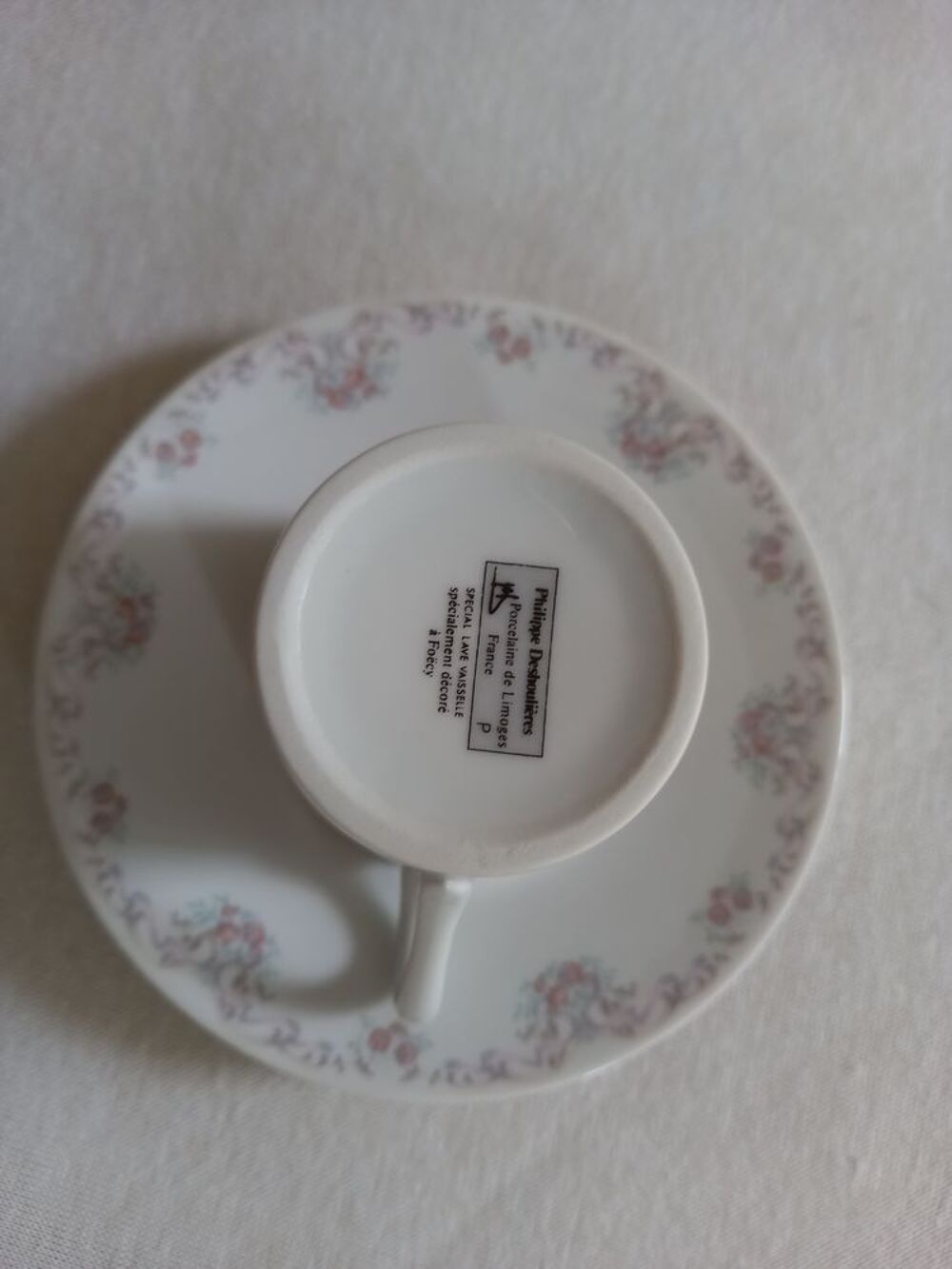 Tasses &agrave; caf&eacute; en porcelaine de limoges de chez Philippe Desh Cuisine