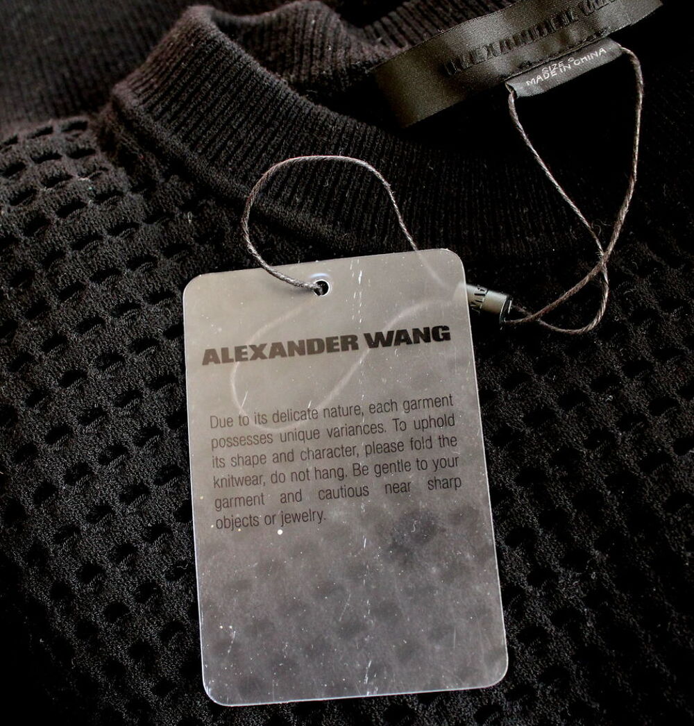 Top sweat resille noir ALEXANDER WANG T.S Neuf avec &eacute;tiquet
Vêtements