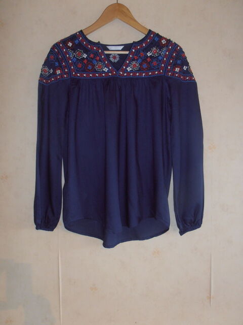 Tunique bleue perl�e 20 Tours (37)