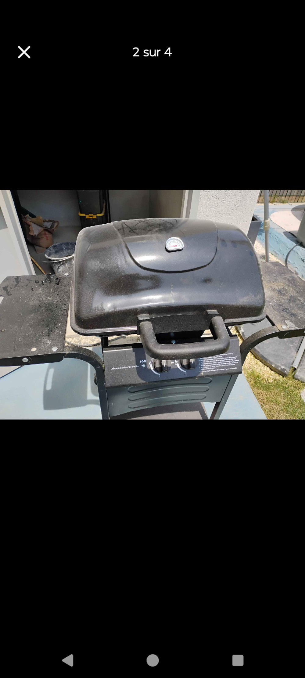 Barbecue &agrave; gaz Jardin