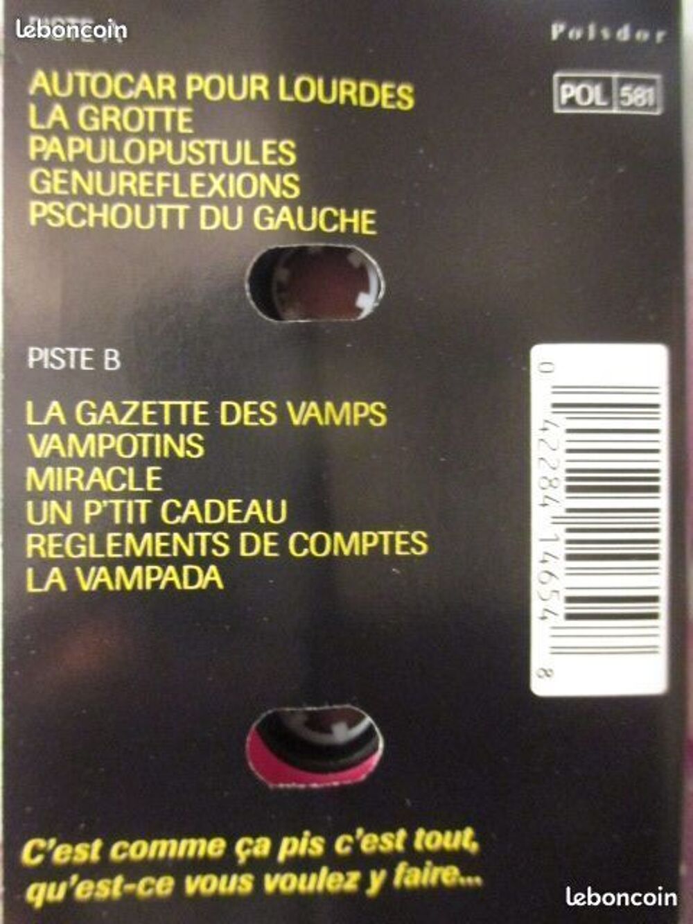 Cassette audio Les Vamps CD et vinyles