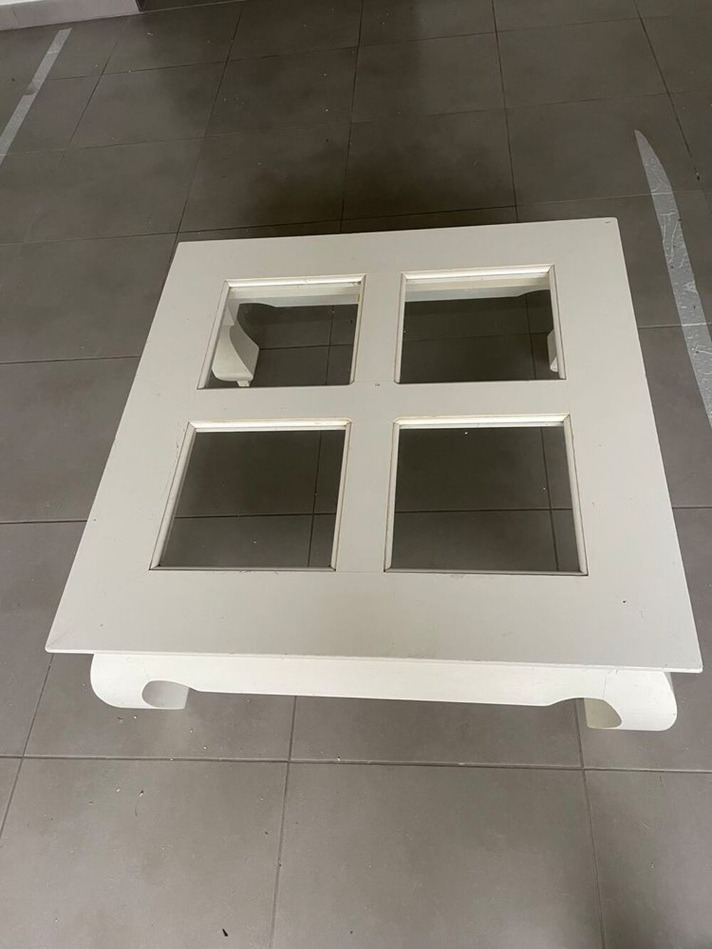 Table de salon blanche Meubles