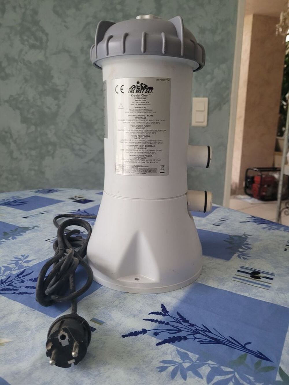 POMPE FILTRATION PISCINE PNEUMATIQUE HORS SOL Jardin