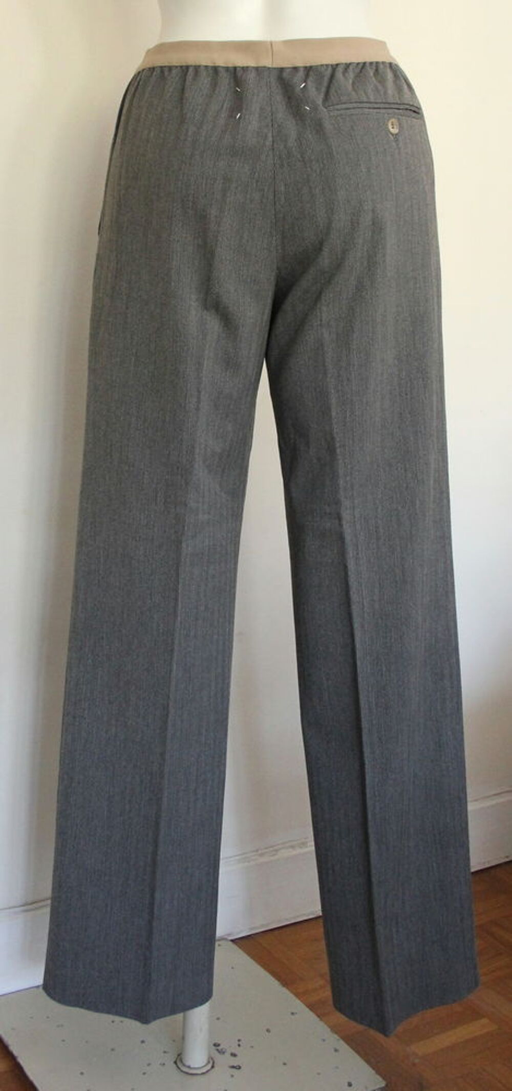 Pantalon gris &amp; beige MAISON MARTIN MARGIELA T.38 Vêtements