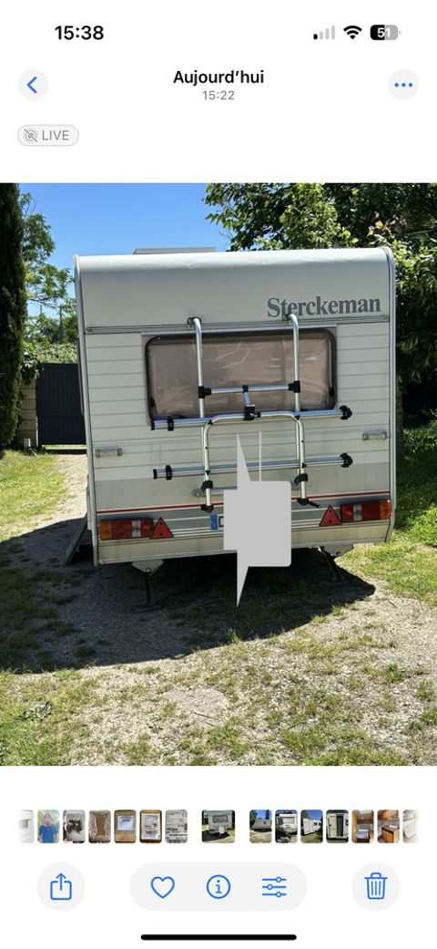 STERCKEMAN Caravane 1994 occasion Casteljaloux 47700