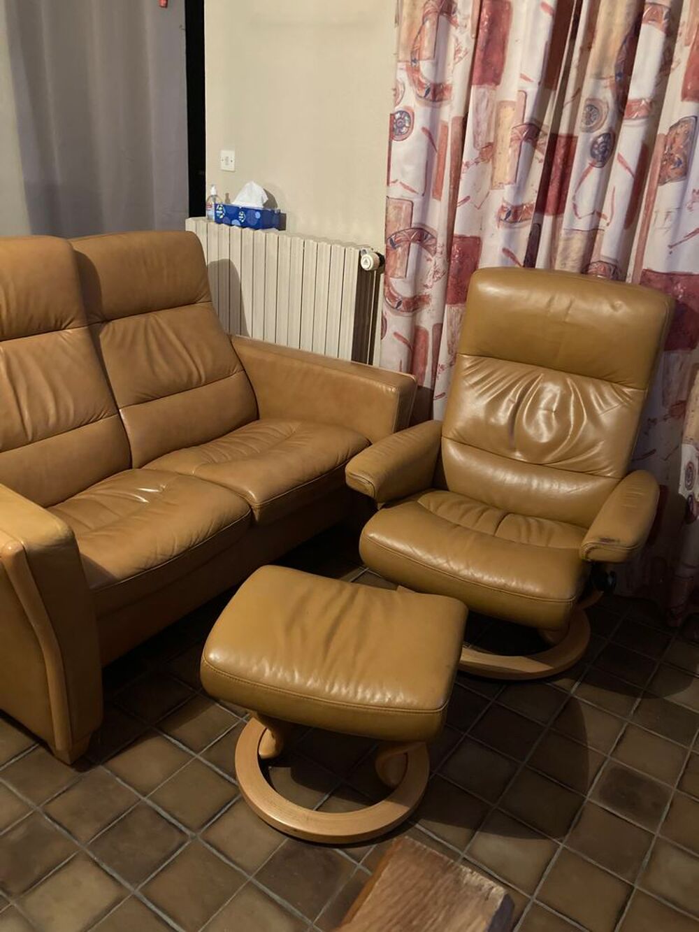 salon cuir type stressless Meubles