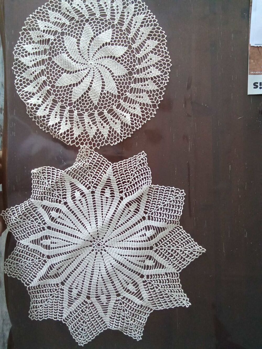 Jolis napperons Décoration