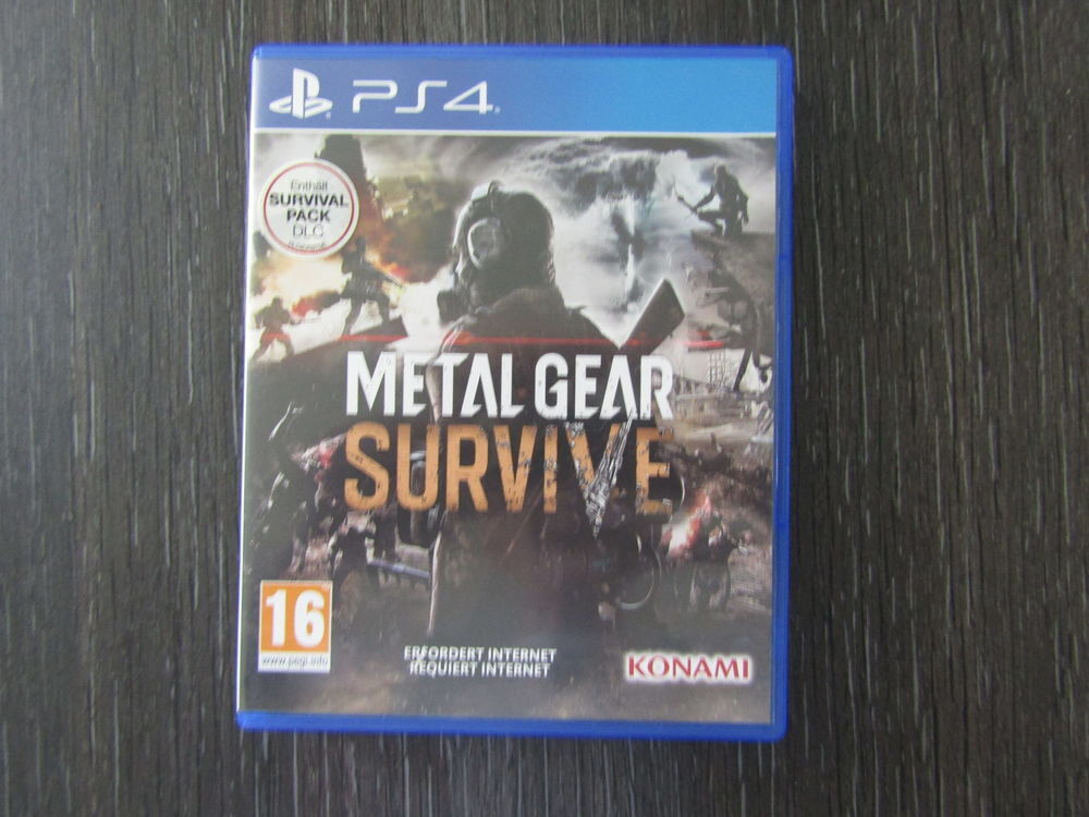 JEU PS4 METAL GEAR SURVIVE; Consoles et jeux vidos